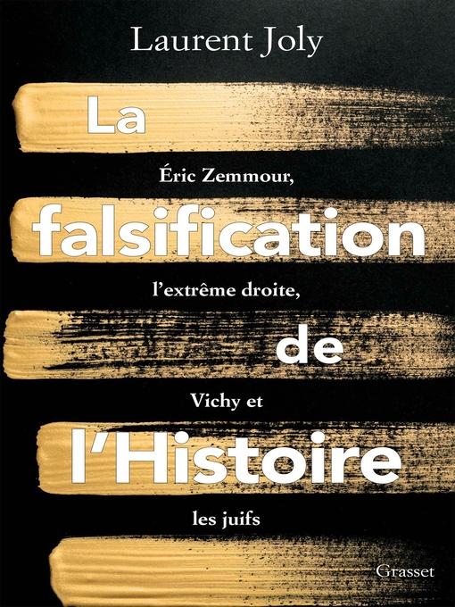 Title details for La falsification de l'Histoire by Laurent Joly - Available